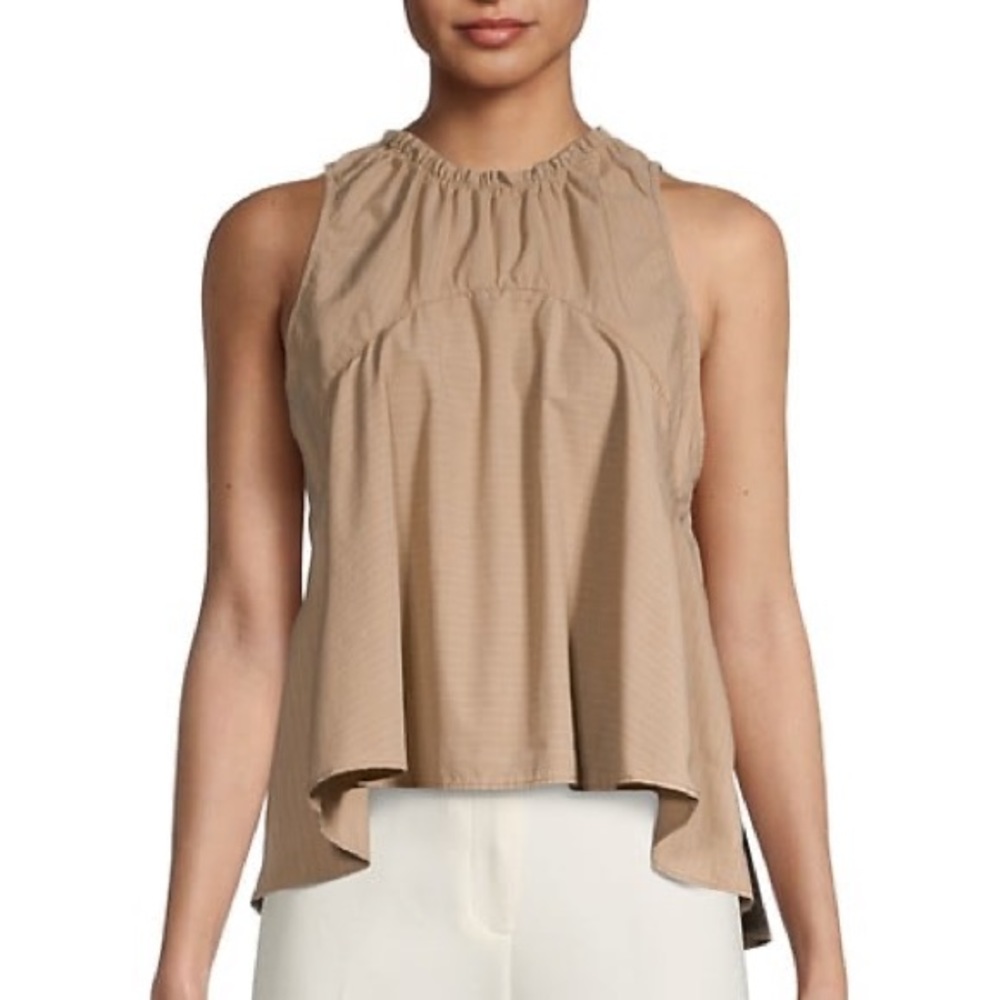 NWT Free People Carla Stripe Tank Top Size XL Sage